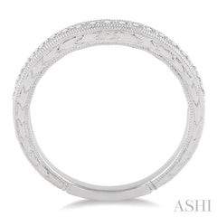 1/5 Ctw Diamond Wedding Band in 14K White Gold