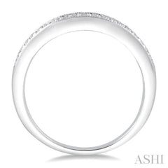 1/6 Ctw Round Cut Diamond Wedding Band in 14K White Gold