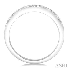 1/6 Ctw Diamond Wedding Band in 14K White Gold