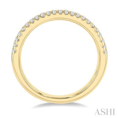 1/3 Ctw Round Cut Diamond Wedding Band in 14K Yellow Gold