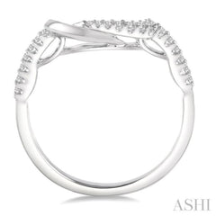 1/5 Ctw Round Cut Diamond Matching Wedding Band in 14K White Gold