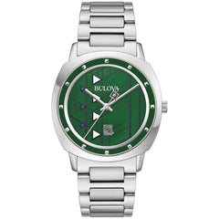 Bulova Stainless Steel Frank Lloyd Wright Mens Watch