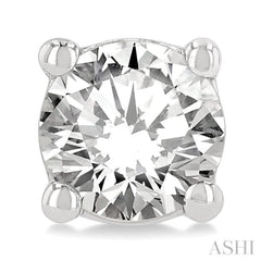 3/4 Ctw Round Cut Diamond Stud Earring in 14K White Gold