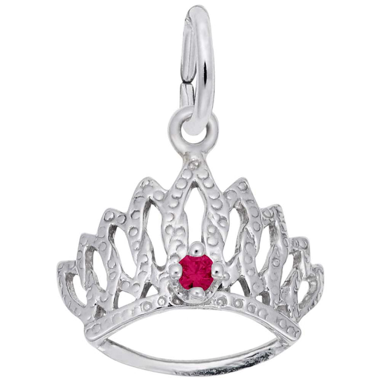 TIARA W/BIRTHSTONE-JULY