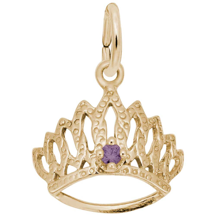 TIARA W/BIRTHSTONE-JUNE