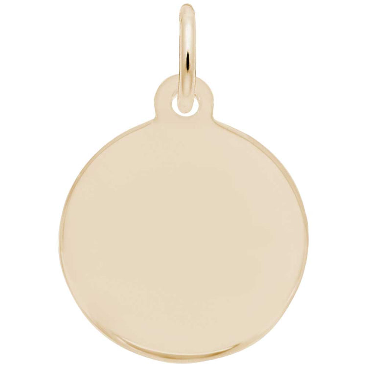 PETITE INITIAL DISC - PLAIN