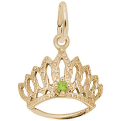 TIARA W/BIRTHSTONE-AUG