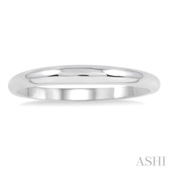 Wedding Band in 14K White Gold