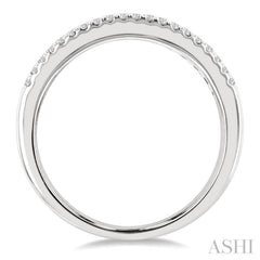 1/2 Ctw Channel Round Cut Diamond Wedding Band in 14K White Gold