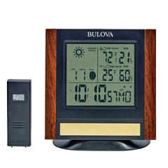 Bulova  Table Top   Weather Station Clock