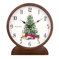 Bulova  Table Top   Holiday Clock