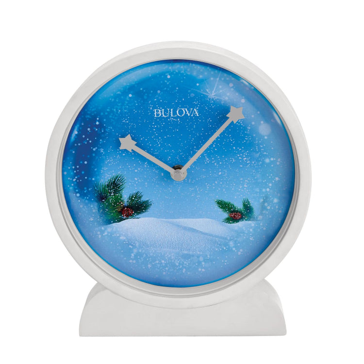 Bulova  Table Top   Holiday Clock