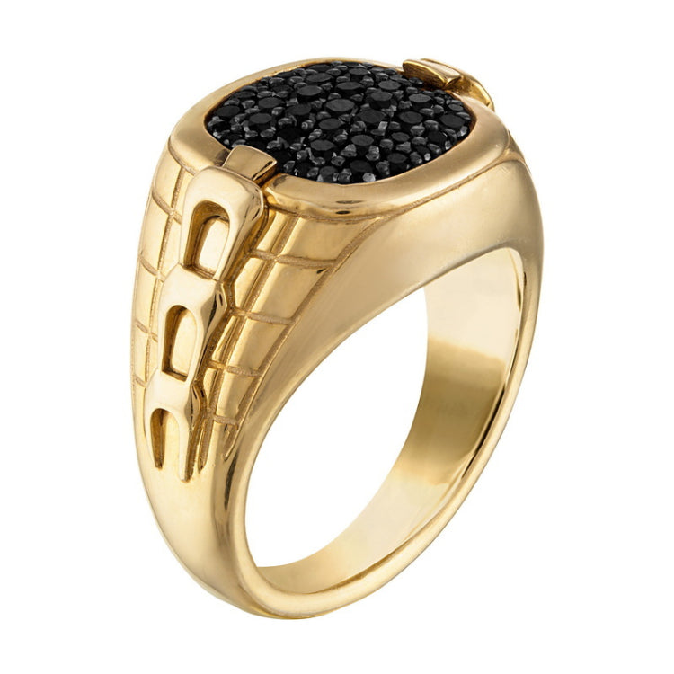 Bulova Sterling Silver 925 Luxury Jewelry Mens Ring