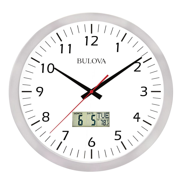 Bulova  Wall   Commercial Clock